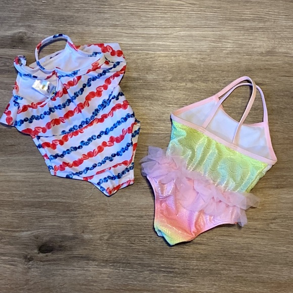 NWOT BODY GLOVE AND WONDER NATION little girl's bathing suit bundle - Picture 2 of 2